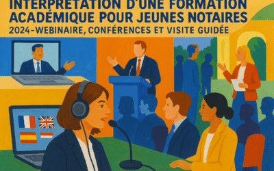INTERPRETATION D’UNE FORMATION ACADEMIQUE POUR JEUNES NOTAIRES